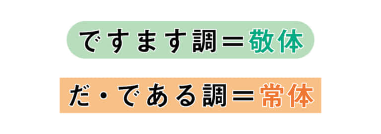 文章の基本「ですます調」と「だ・である調」の違いと正しい使い方 | EDiT.